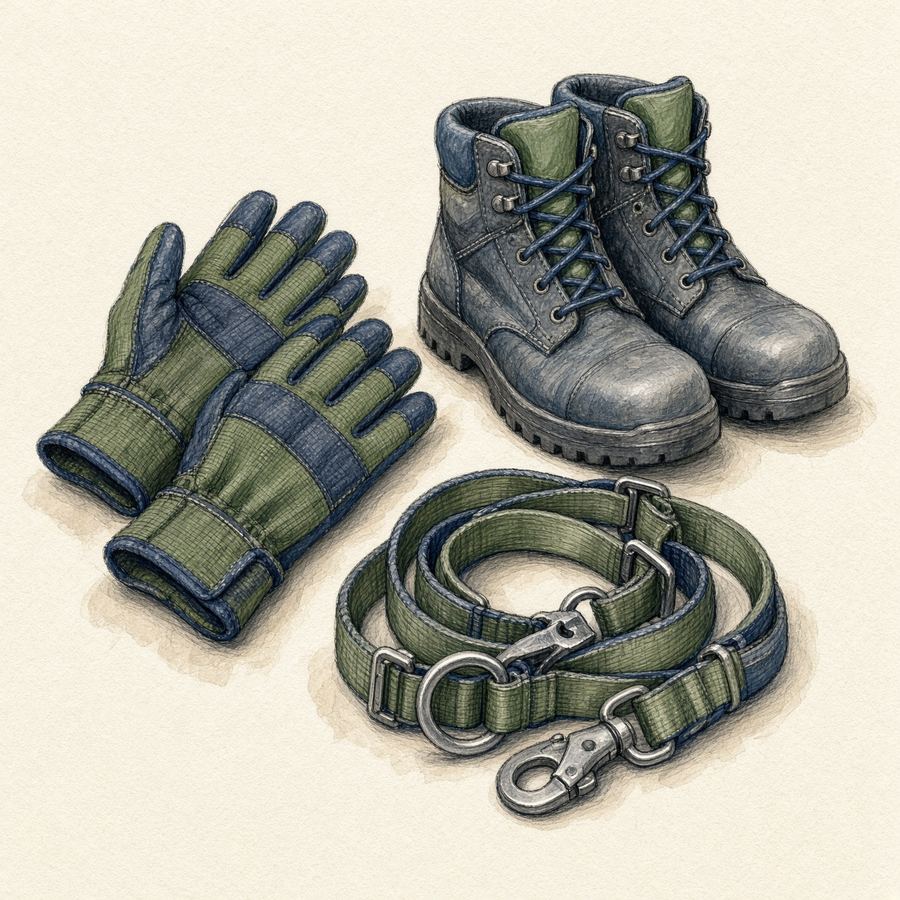 Desenho de equipamento de proteção